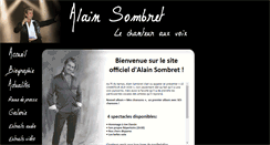 Desktop Screenshot of alainsombret.com